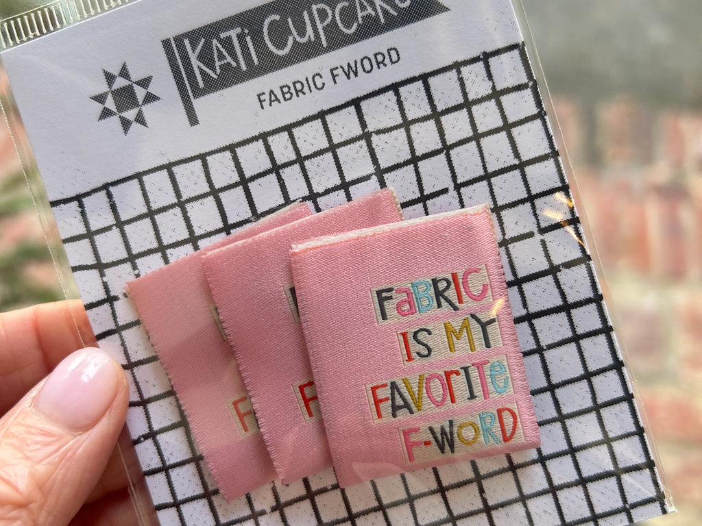 Fabric F-Word - Sew in Labels