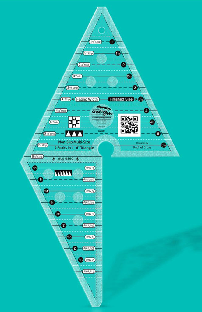 2 Peaks in 1 Creative Grids Triangle Ruler