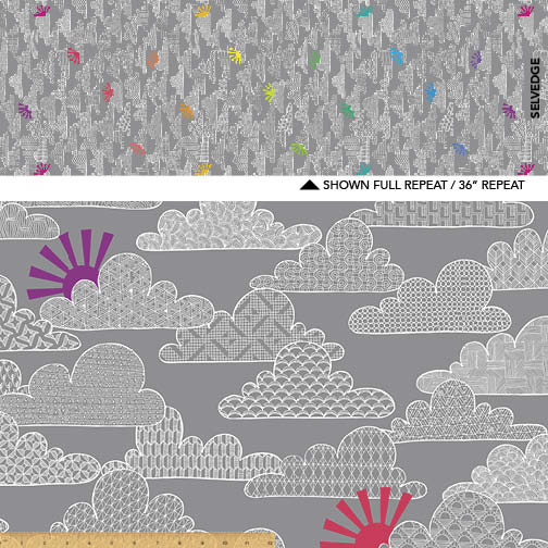 Head in the Clouds 108" Wide Fabric