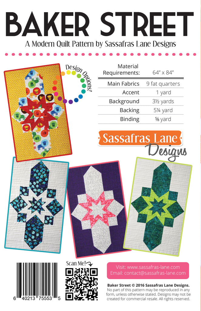 Baker Street Quilt Pattern