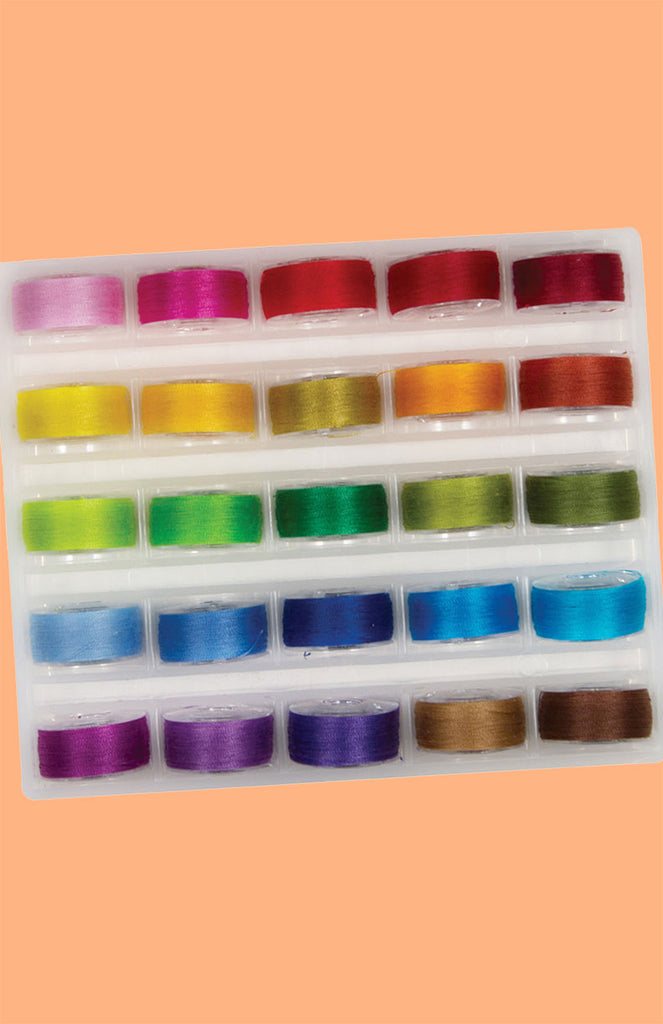 25 Bright Prewound Bobbins