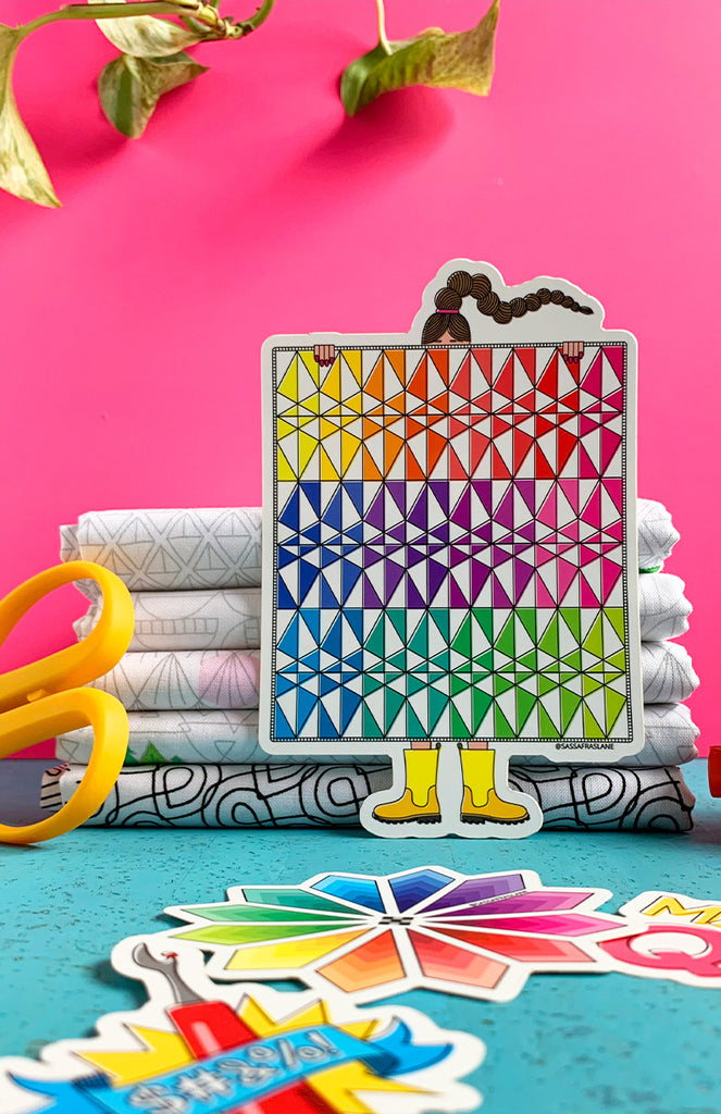 Euclid Avenue Quilt Sticker