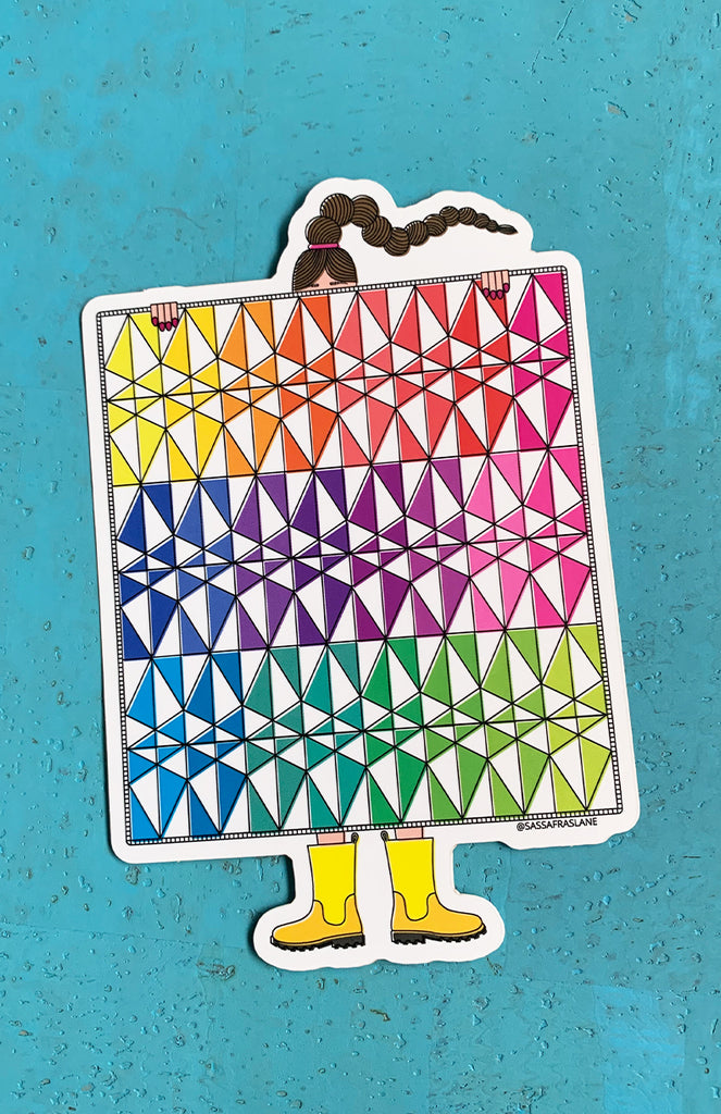 Euclid Avenue Quilt Sticker