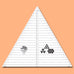 12.5" Creative Grids 60° Triangle Ruler
