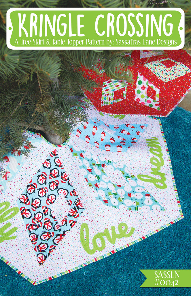 Kringle Crossing Tree Skirt & Table Topper Pattern