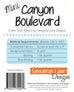 Mini Canyon Boulevard Quilt Pattern