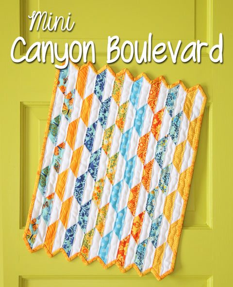 Mini Canyon Boulevard Quilt Pattern
