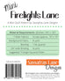 Mini Firelights Lane Quilt Pattern