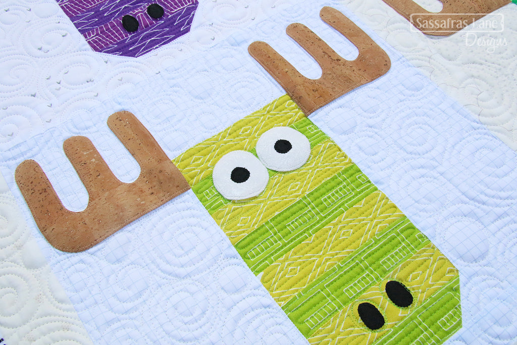 Wild Moose Chase Quilt & Pillow Pattern