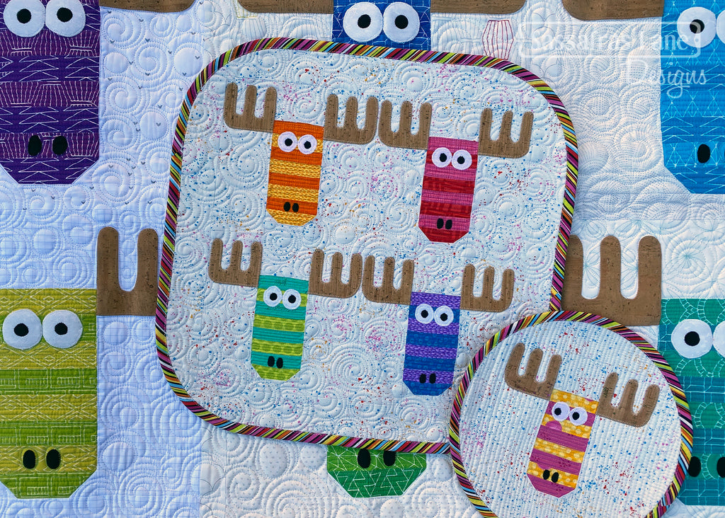 Mini Wild Moose Chase Quilt Pattern