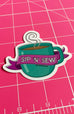 Sip 'N' Sew Mug Sticker