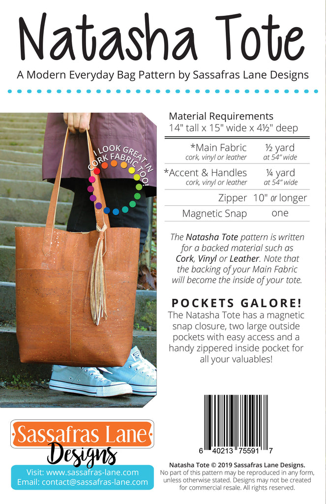 Natasha Tote Bag Pattern