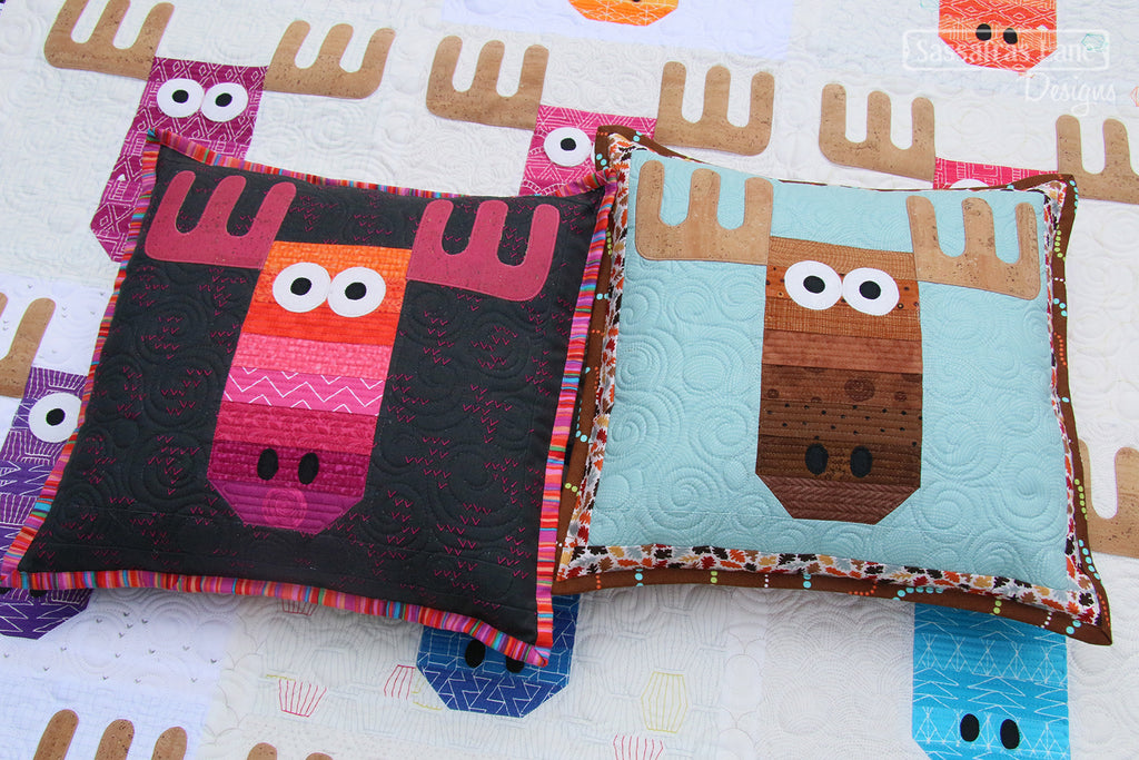 Wild Moose Chase Quilt & Pillow Pattern