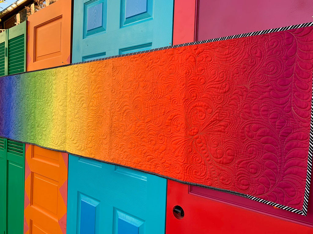 Rainbow Ombre 108" Wide Fabric