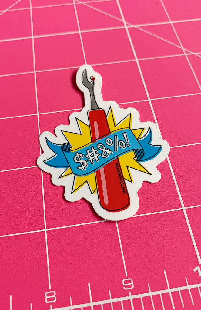Seam Ripper Sticker