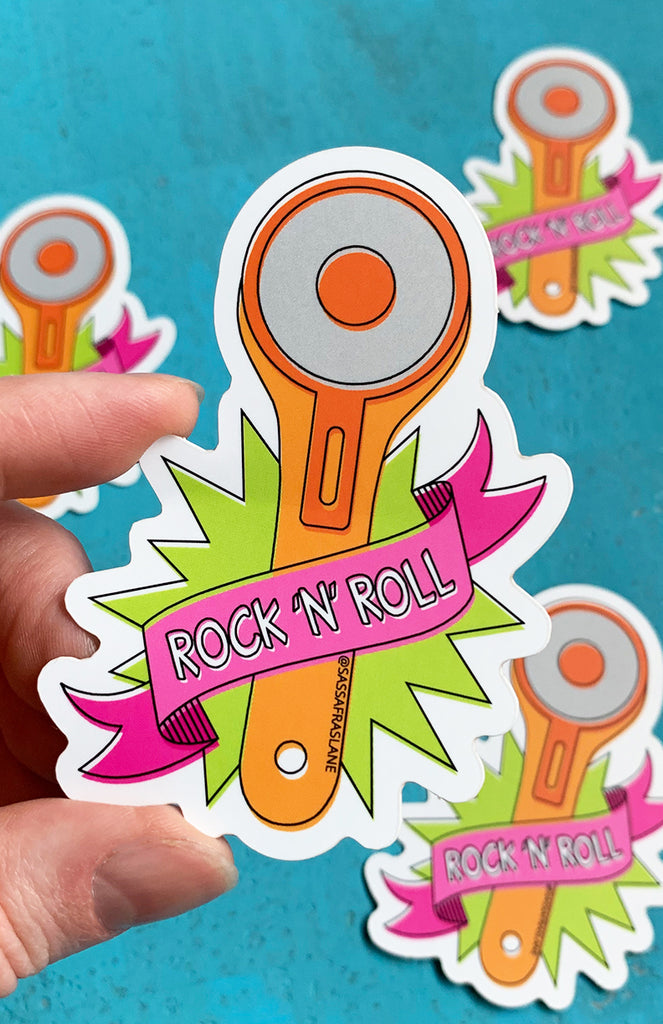 Rotary Cutter Sticker