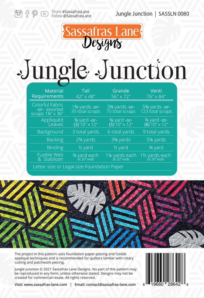 Jungle Junction Quilt Pattern