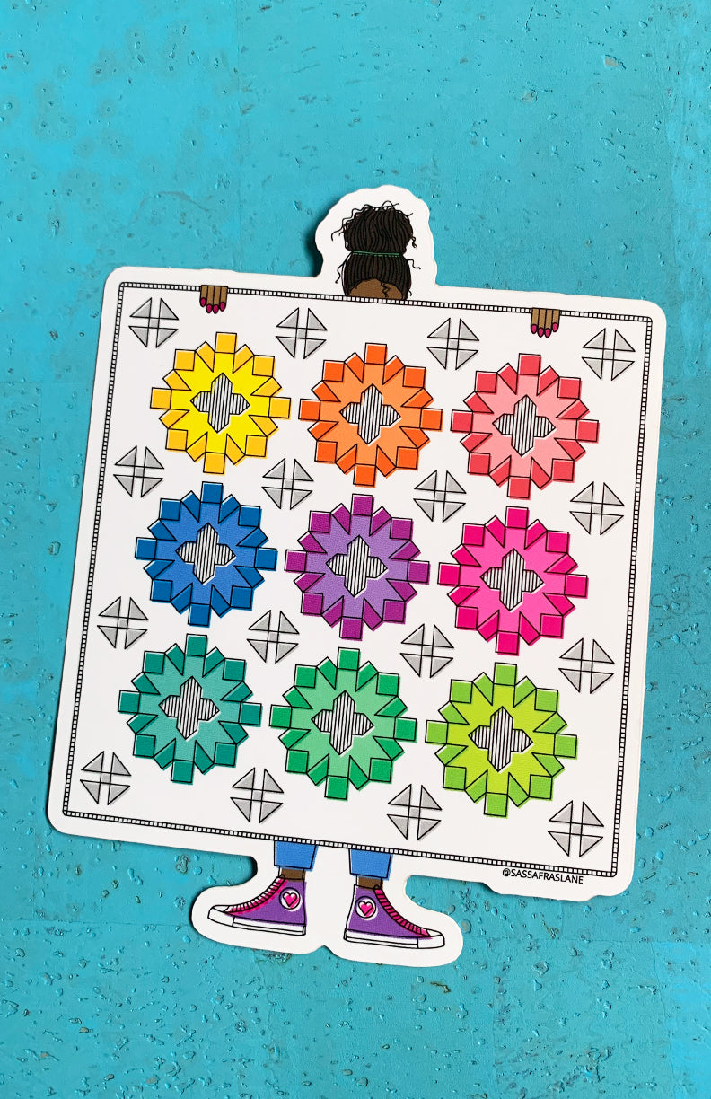 Shivaun Place Quilt Sticker