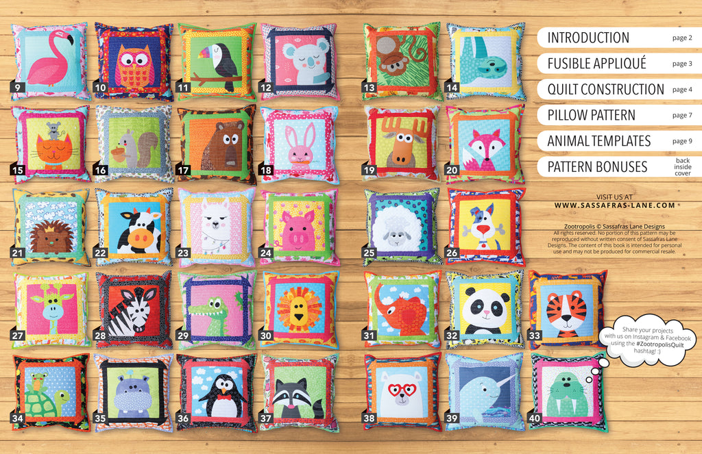 Zootropolis Pattern Book
