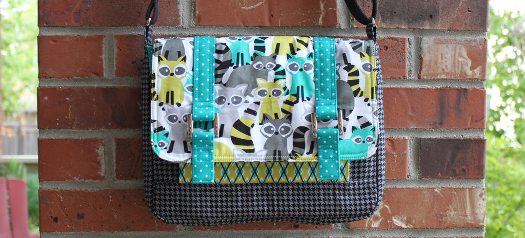 Shelby Satchel in Houndstooth & Friends