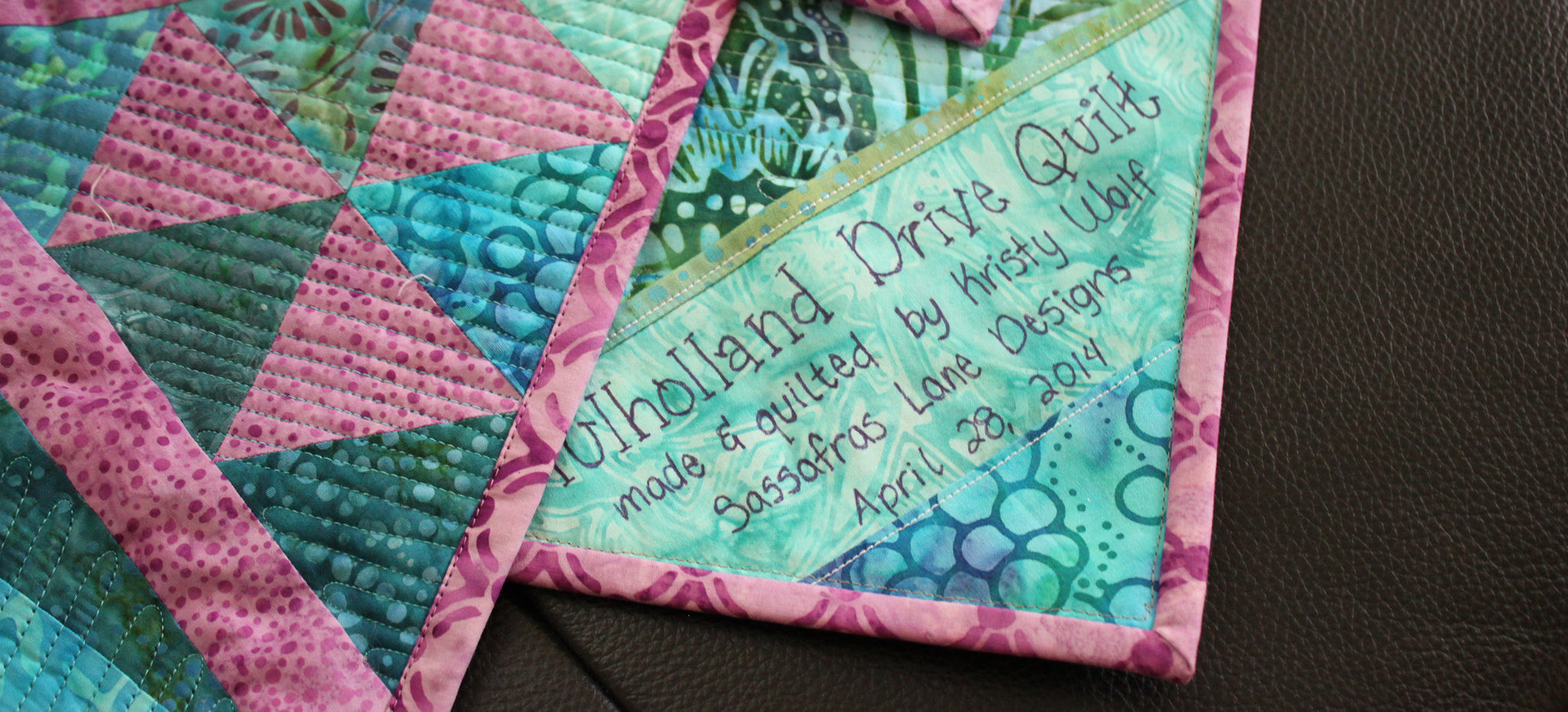 Mulholland Drive in Batiks & Sale Announcement!