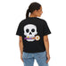 Skull with Rotary Cutter Women's Boxy Tee
