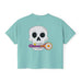 Skull with Rotary Cutter Women's Boxy Tee