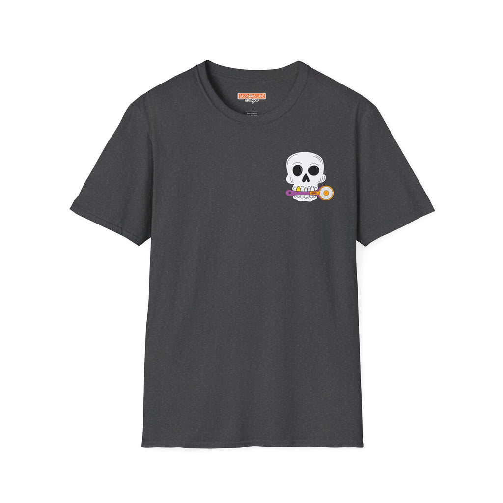 Skull with Rotary Cutter Logo T-Shirt