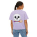 Skull with Rotary Cutter Women's Boxy Tee