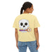 Skull with Rotary Cutter Women's Boxy Tee