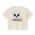 Skull with Rotary Cutter Women's Boxy Tee