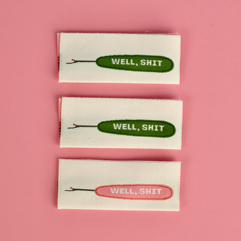 Well Shit - Sewing Labels