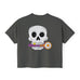 Skull with Rotary Cutter Women's Boxy Tee