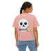 Skull with Rotary Cutter Women's Boxy Tee