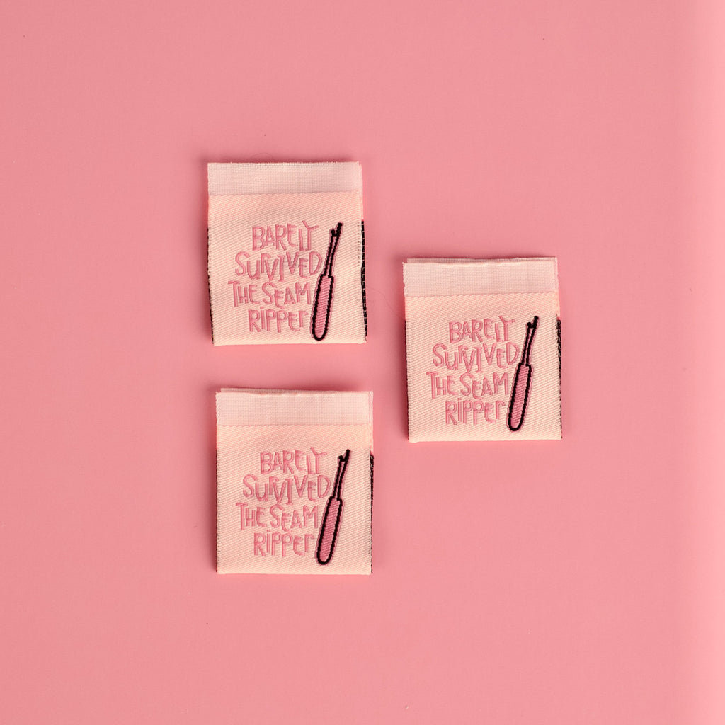 Barely Survived - Sewing in Labels