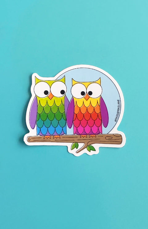 Hootsville Owls Sticker