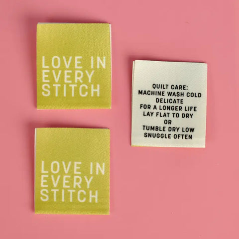 Love in Every Stitch - Sewing Labels