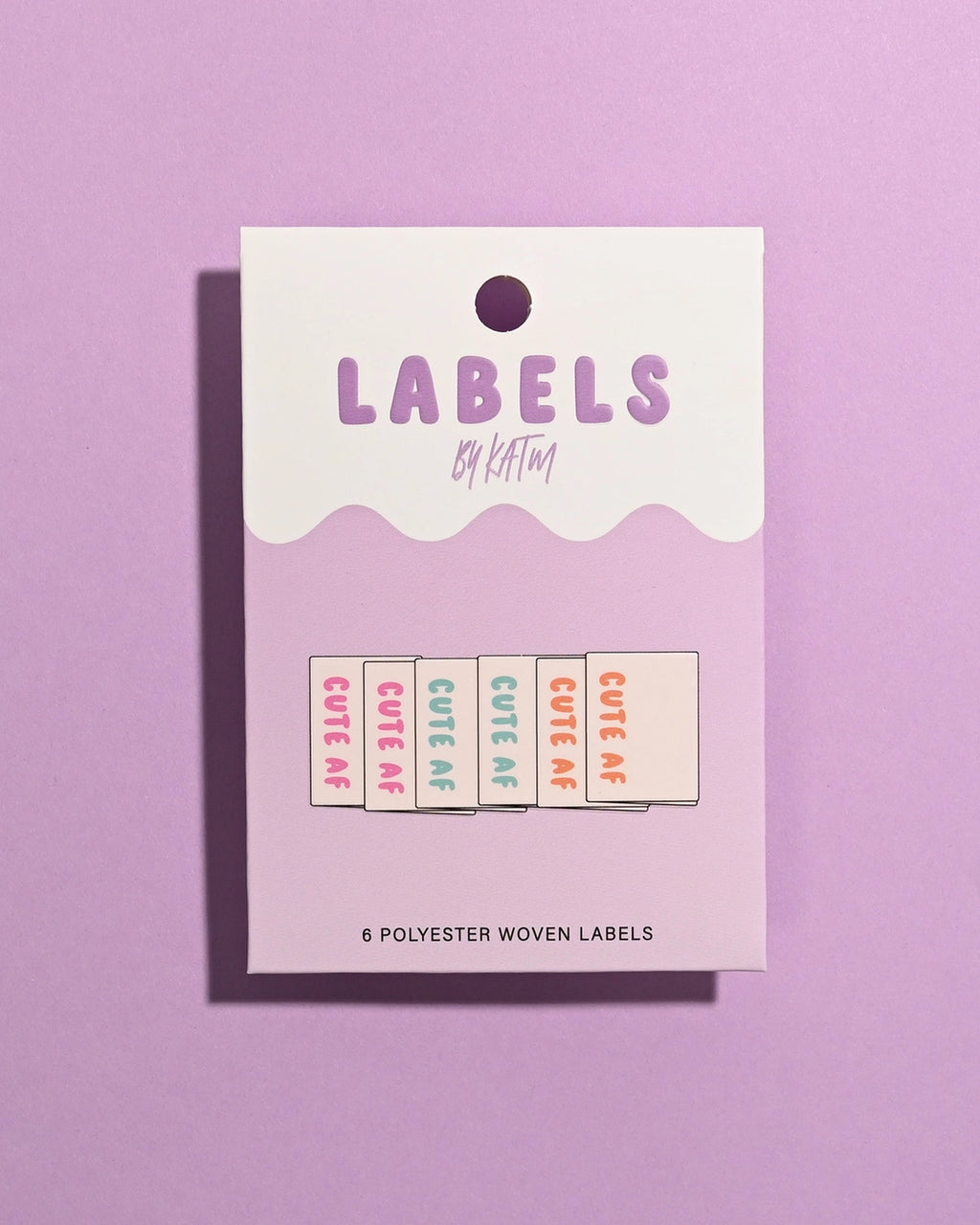 Cute Af! Woven Labels