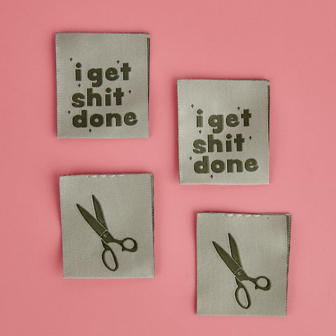 I Get Shit Done - Sew-in Labels