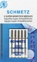 5 Schmetz Super Nonstick Needles
