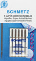 5 Schmetz Super Nonstick Needles