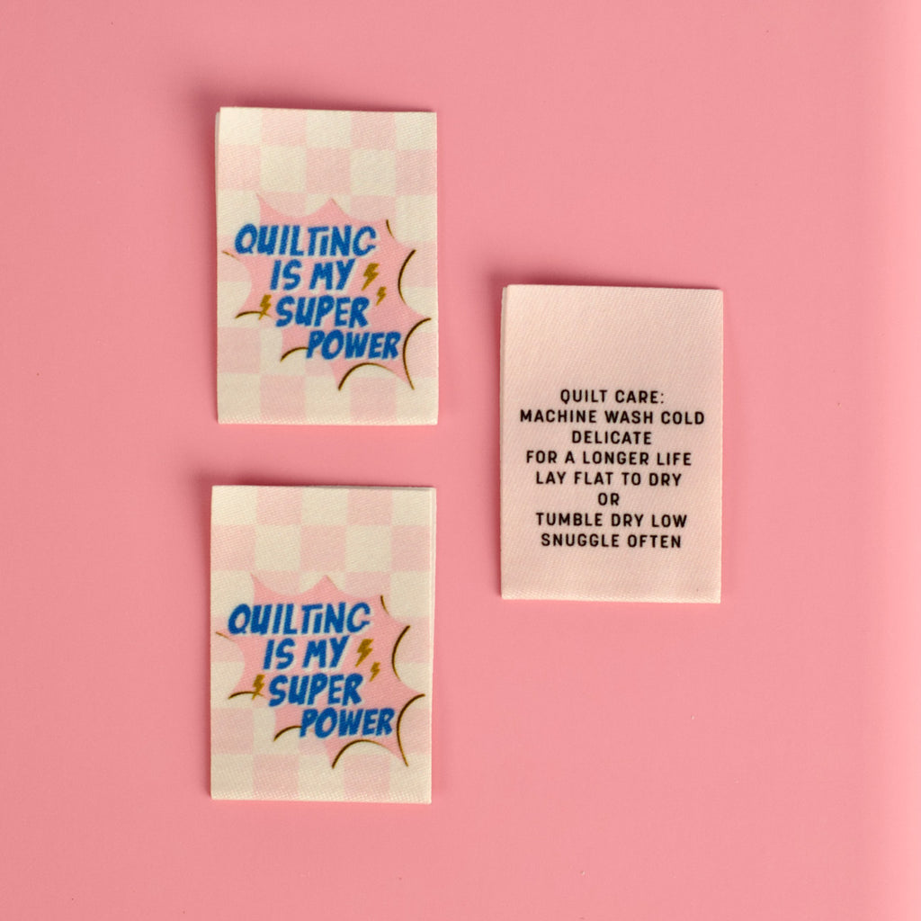Super Power - Designer Sewing Labels