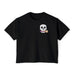 Skull with Rotary Cutter Women's Boxy Tee