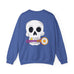 Skull with Rotary Cutter Crewneck Sweatshirt