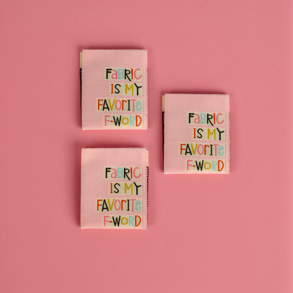 Fabric F-Word - Sew in Labels