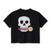 Skull with Rotary Cutter Women's Boxy Tee