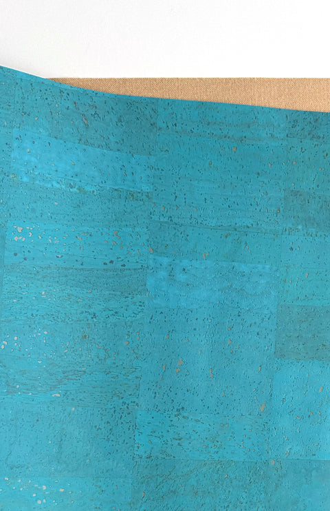 Aqua Cork Fabric