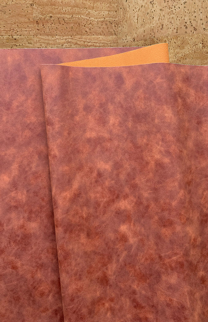 Brown Suede Faux Leather