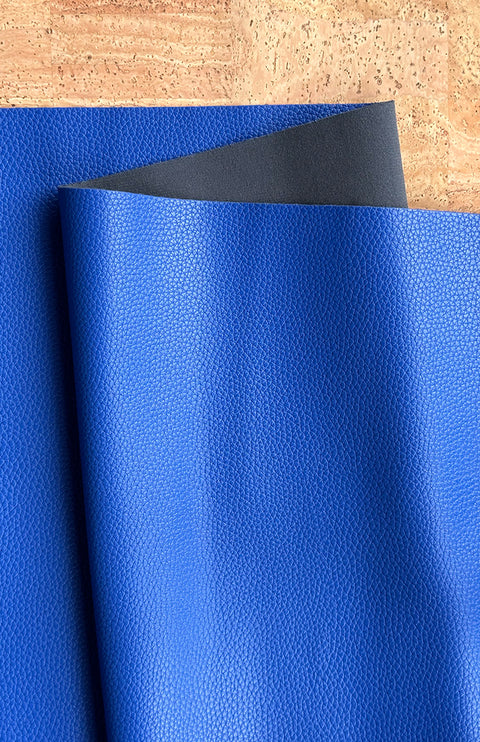 Cobalt Pebbled Faux Leather