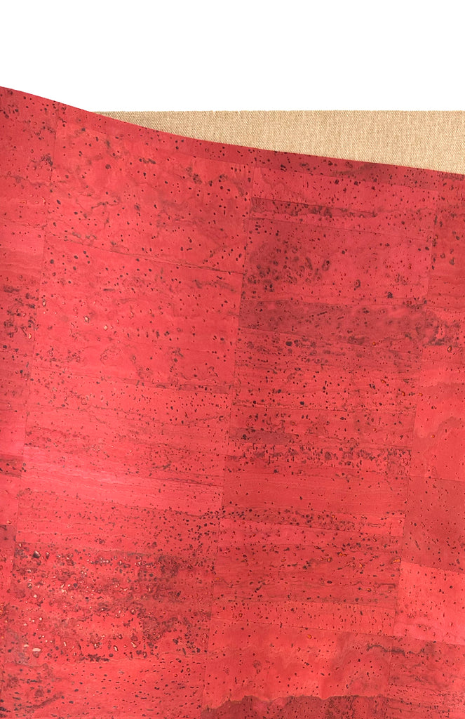 Coral Cork Fabric